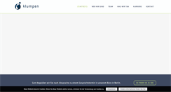 Desktop Screenshot of klumpen.com